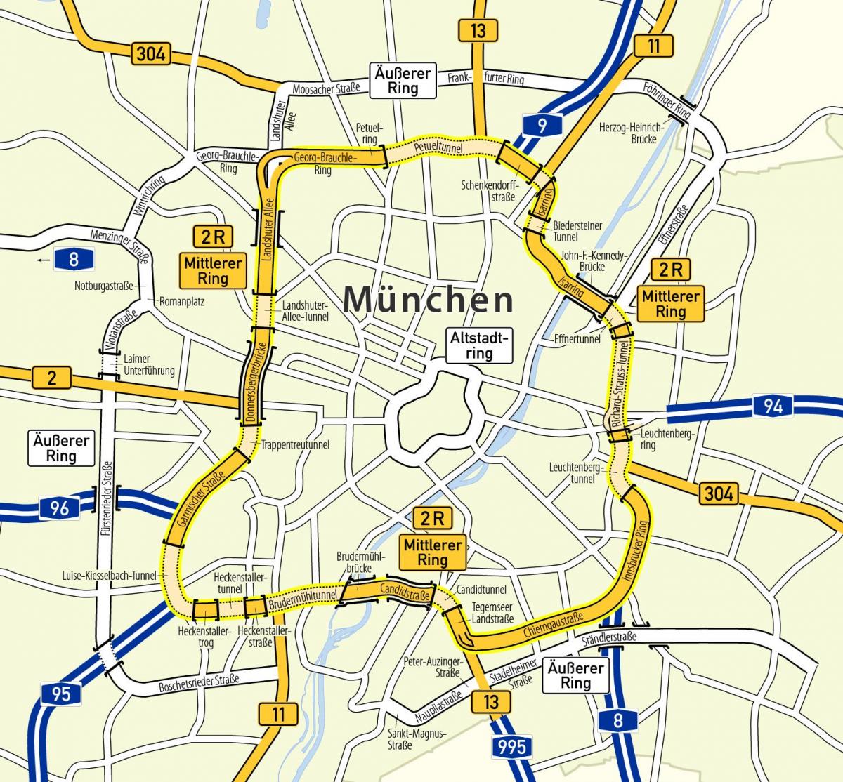 munchen бөгж газрын зураг