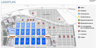 Messe munchen газрын зураг