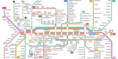 Munchen u-bahn газрын зураг