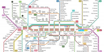 U-bahn munchen газрын зураг