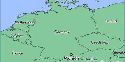 Мюнхен дахь дэлхийн газрын зураг нь